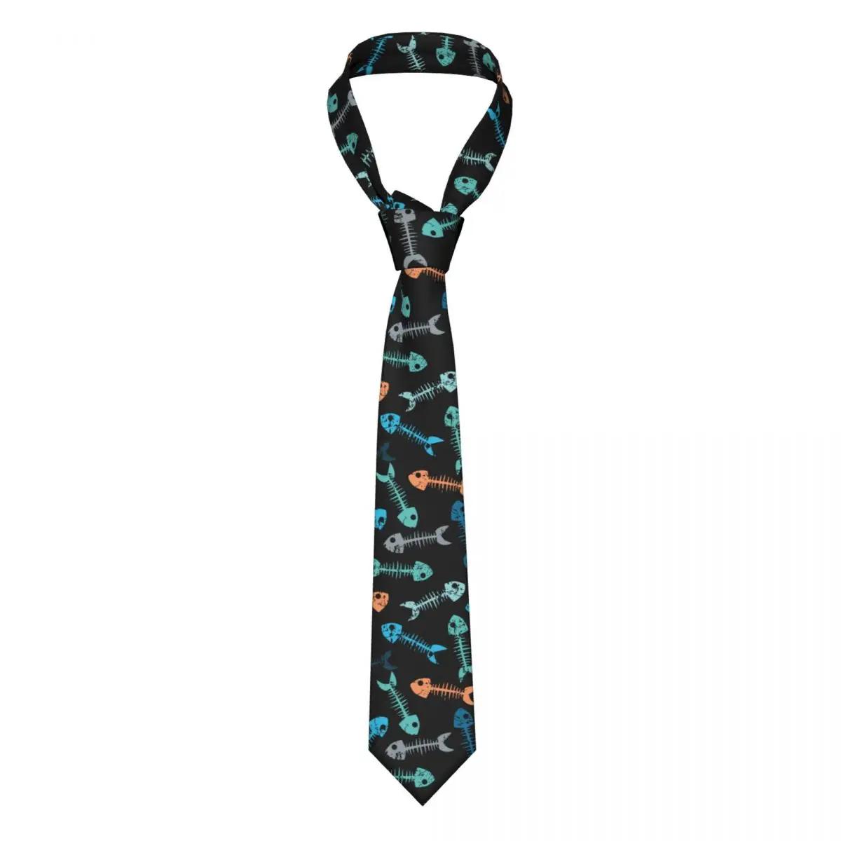 Fish Bones Necktie UniPolyester 8 cm Neck Tie for Men Fashion Wide Suits Accessories Gravatas Gift
